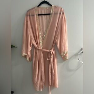 Vintage Cerie sheer dressing robe